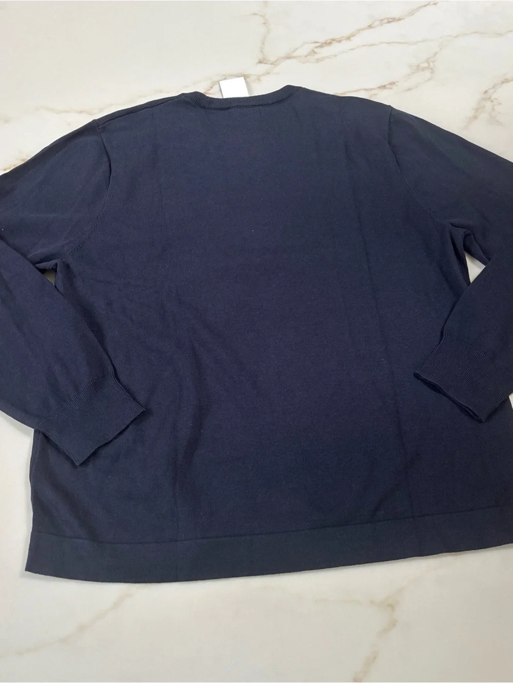 Nwt J. Crew  Men's Navy Crewneck Sweater size large 100% cotton